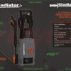 HIDRO LAVADORA ELECTRICA1.400W 1450PSI 5.5L/Min GLADIATOR - Imagen 2