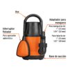 Bomba sumergible plástica, 1/2 HP para agua limpia, Truper - Imagen 2