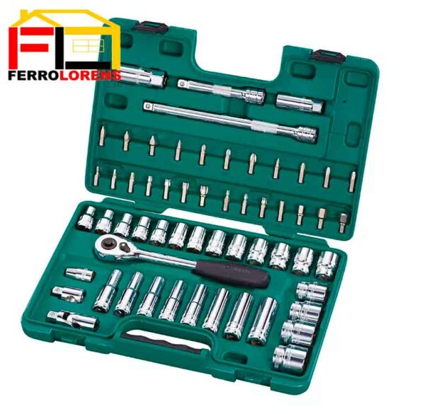 JUEGO DE COPAS M 1/2 HEX 60PZ MM SATA