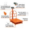 Báscula electrónica de plataforma, plegable, 500 kg, Truper - Imagen 2