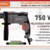 TALADRO PERCUTOR TP 813/4/120 1V 750W 13MM 1/2" GLADIATOR - Imagen 2