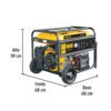 Generador portátil 8 kW motor a gasolina, Pretul - Imagen 2
