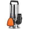 Bomba sumergible acero inoxidable,agua sucia,1-1/2hp, truper
