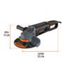 Esmeriladora angular 9", 2100W, TRUPER INDUSTRIAL 12482 - Imagen 2