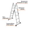 Escalera multiposición 12 peldaños, Tipo I, Truper - Imagen 3
