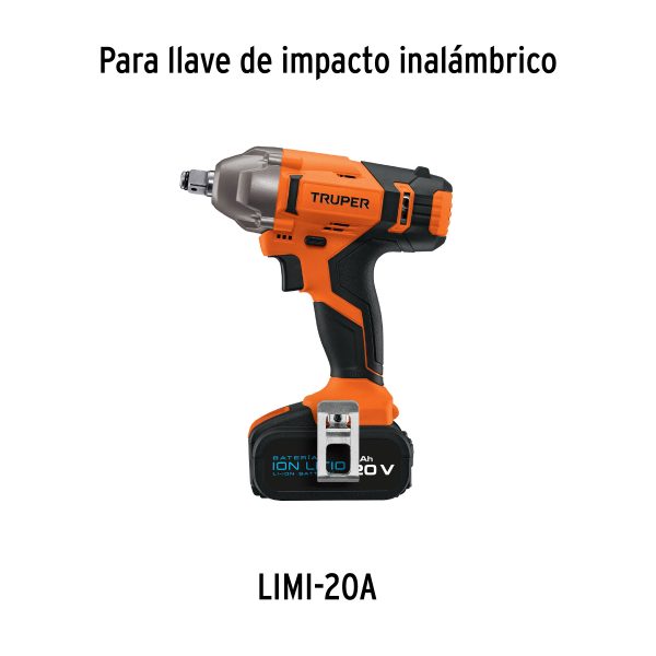 Clip para cinturón para ROTI-20A/12A y TALI-20A/12A2, Truper - Imagen 2
