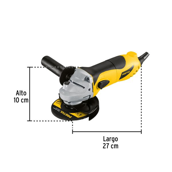 Esmeriladora angular 4-1/2", 700W, PRETUL 24035 - Imagen 2