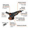 Esmeriladora angular 4-1/2", 1250W, TRUPER INDUSTRIAL - Imagen 3