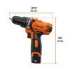 Taladro compacto inalambrico 3/8", 12V, TRUPER PRO 18653. Incluye Batería 2 Ah, cargador - Imagen 2
