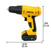 Taladro inalámbrico 3/8", 12V, PRETUL 29975 - Imagen 3