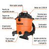 Aspiradora de sólidos y líquidos, 12 gal, plástica, Truper - Imagen 2