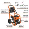 Hidrolavadora con motor a gasolina, 2,800 PSI, Truper 12908 - Imagen 2