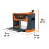 Cepillo portátil 12-1/2", 2-1/4 HP (1600 W), Truper - Imagen 3