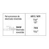 Soldadora inversora 100A, 127V, TRUPER - Imagen 6