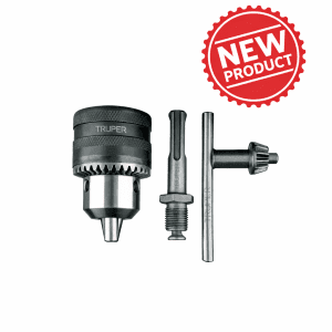 Broquero 1/2" con llave y adaptador SDS Plus, TRUPER 102475