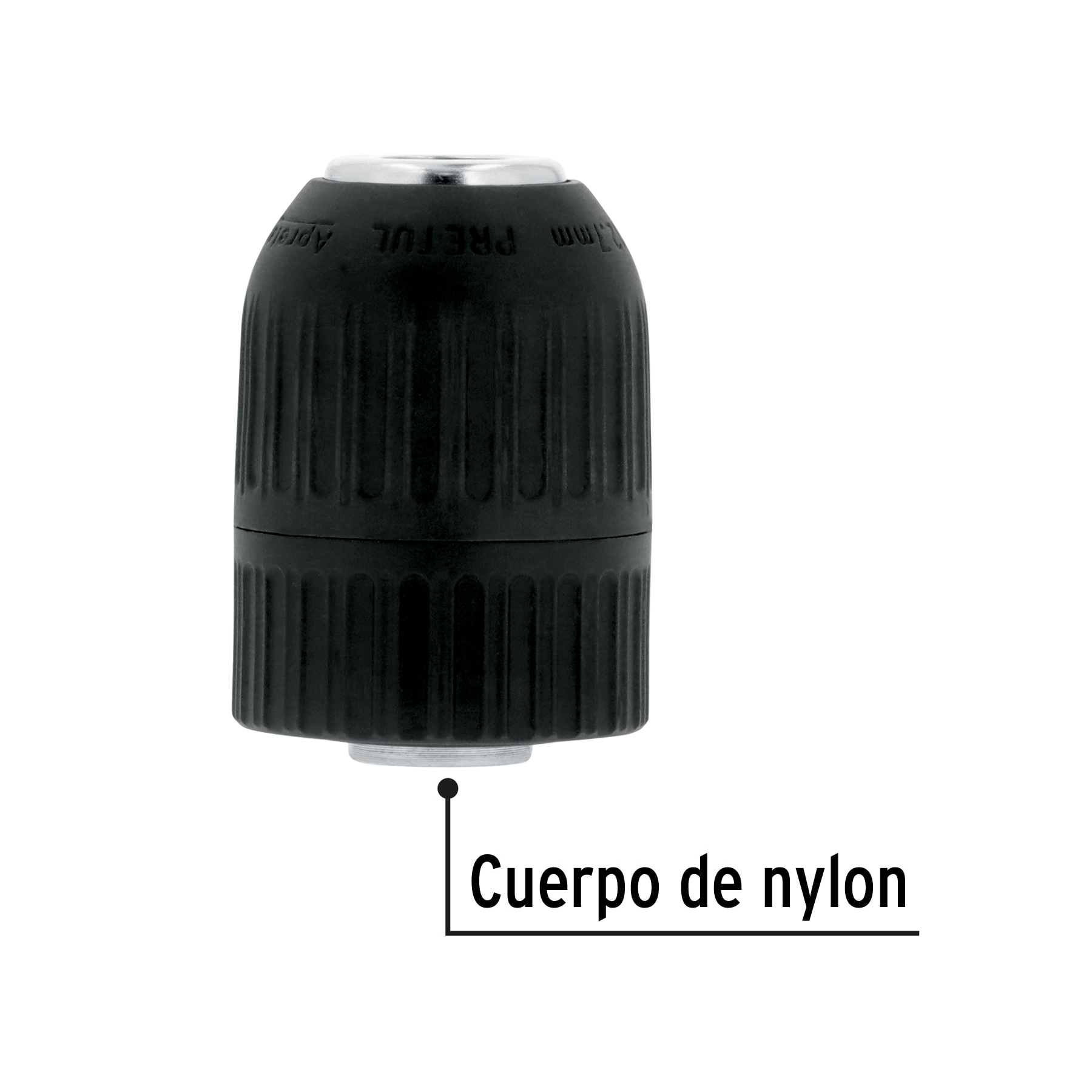 Broquero 1/2" sin llave, para máquinas inalámbricas, PRETUL 24022 - Imagen 2