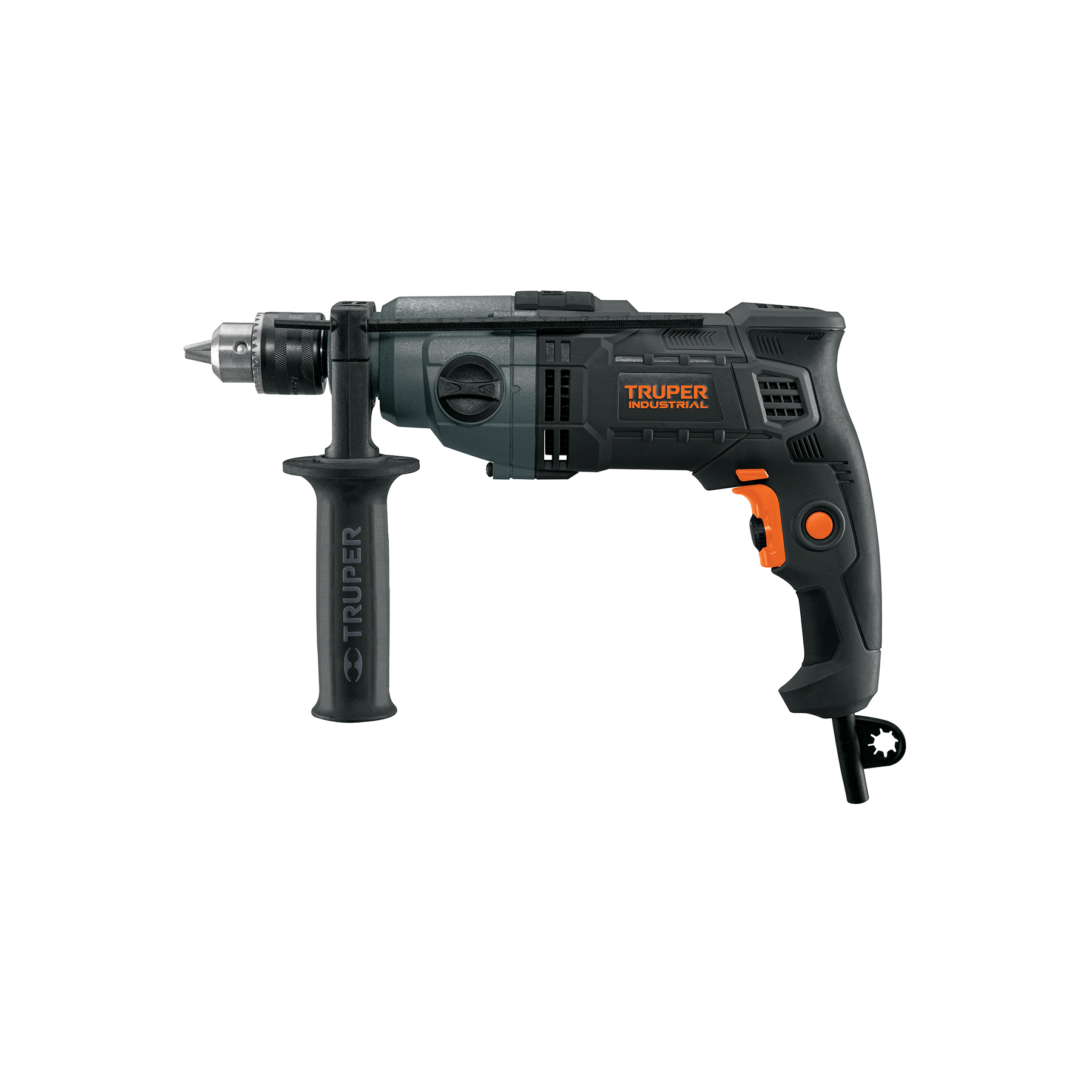 Taladro/destornillador 1/2", 800W dos velocidades,INDUSTRIAL