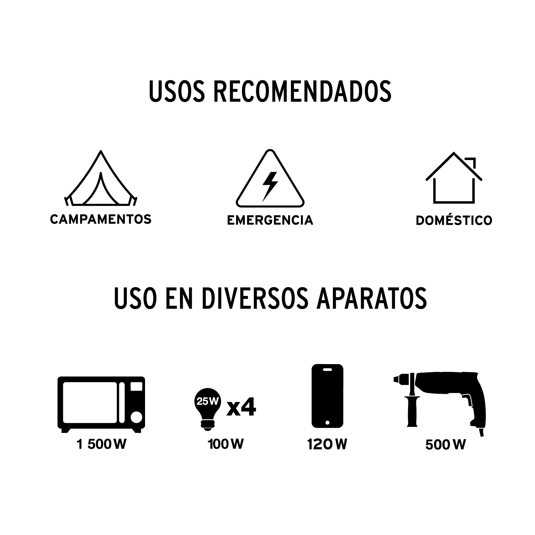 Generador portátil 2.5 kW motor a gasolina, PRETUL 26034 - Imagen 5