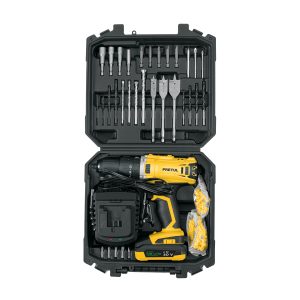 Kit rotomartillo/destornillador 1/2", 20v, 32 acc., pretul 29000